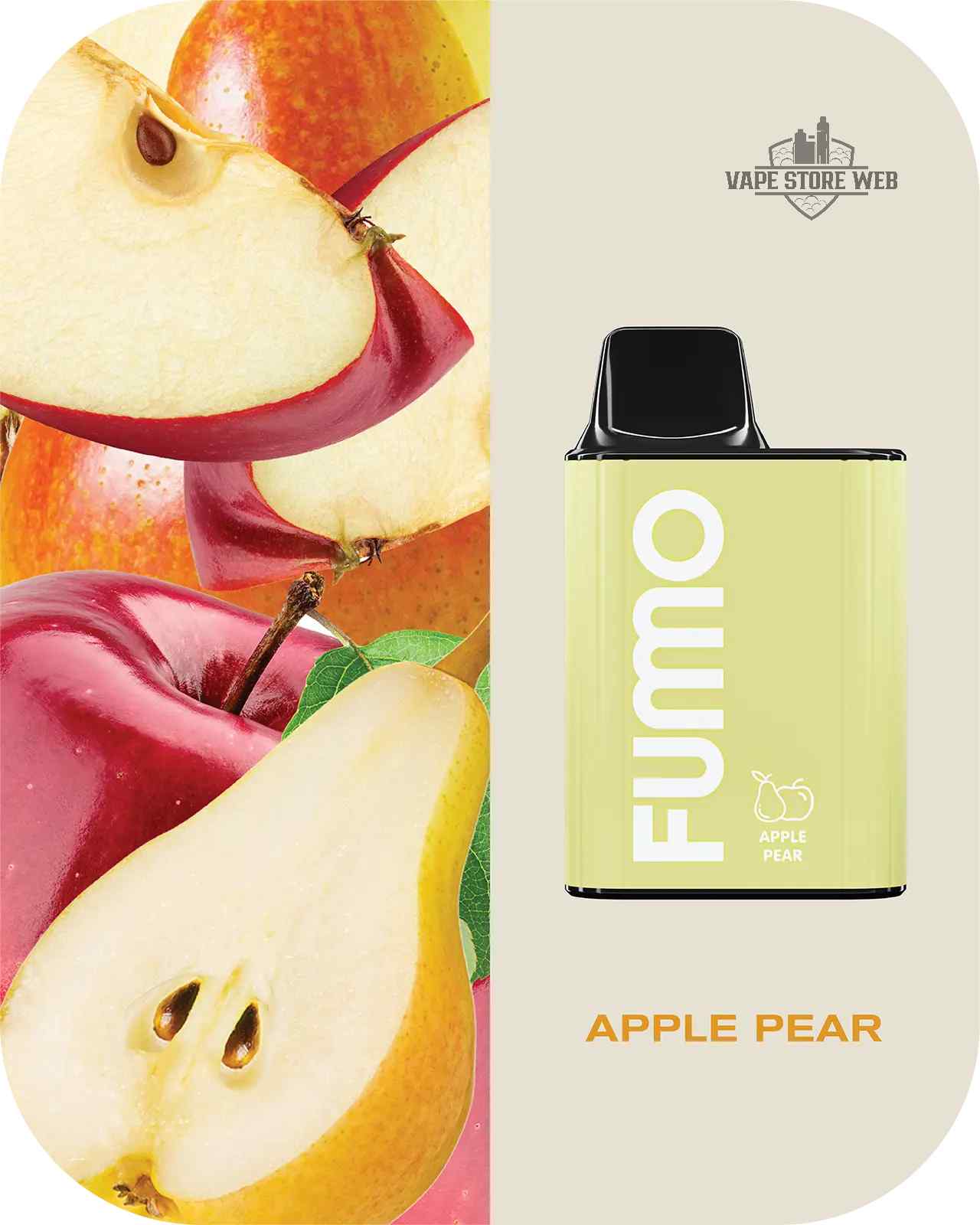 Buy FUMMO King 6000 Puffs 20MG Disposable Rechargeable Vape in Dubai 4 FUMMO KING 6000 PUFFS Price in Dubai APPLE PEAR