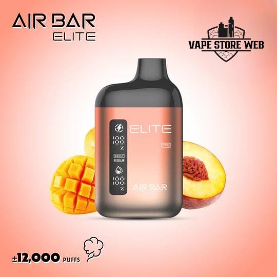 AIR BAR ELITE 12000 Puffs Disposable Vape – Long-Lasting Vaping in Dubai 2 air bar elite 12000 puffs disposable vape in dubai mango peach