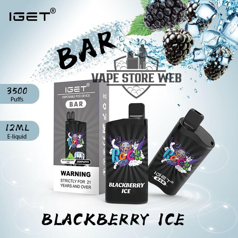 Iget Bar 3500 Puffs Disposable Vape – Premium Vaping in Dubai 2 iget bar 3500 puffs disposable vape in dubai blackberry ice