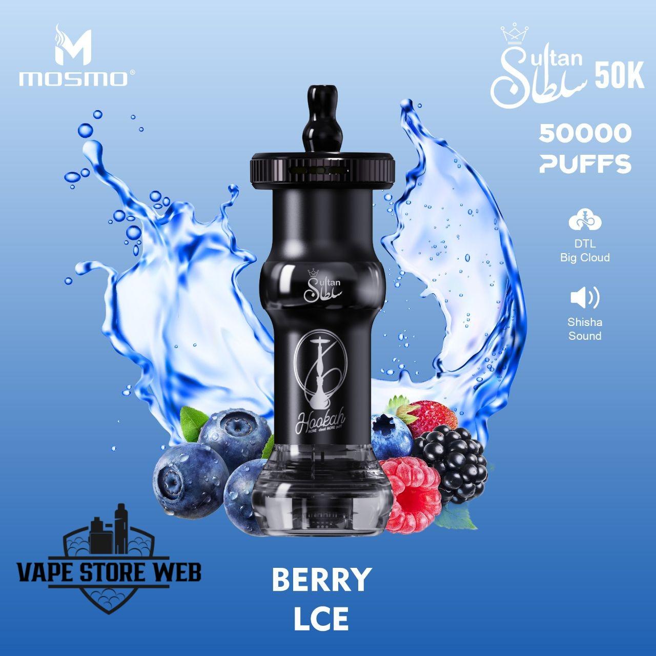Mosmo Sultan 50K Puffs Disposable Vape – Shisha Style Luxury Vaping in Dubai 1 mosmo sultan 50k puffs shisha style 50mg disposable vape in dubai berry ice