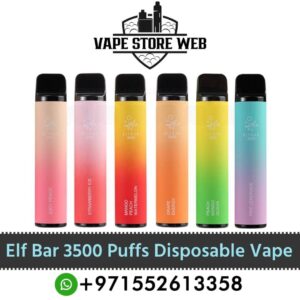 Elf Bar 3500 Puffs Disposable Vape In Dubai