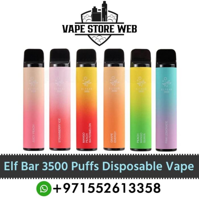 Elf Bar 3500 Puffs Disposable Vape in Dubai Elf Bar 3500 Puffs Disposable Vape