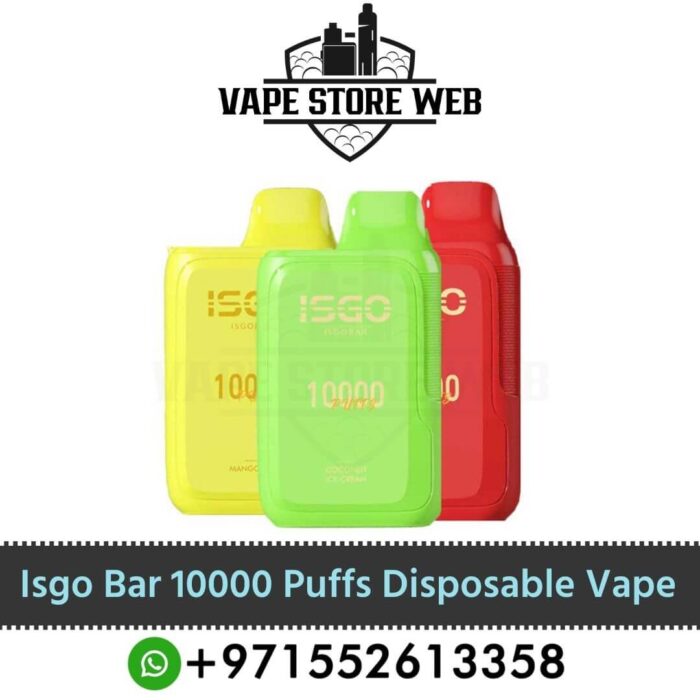 Isgo Bar 10000 Puffs Disposable Vape For Dubai Vapers