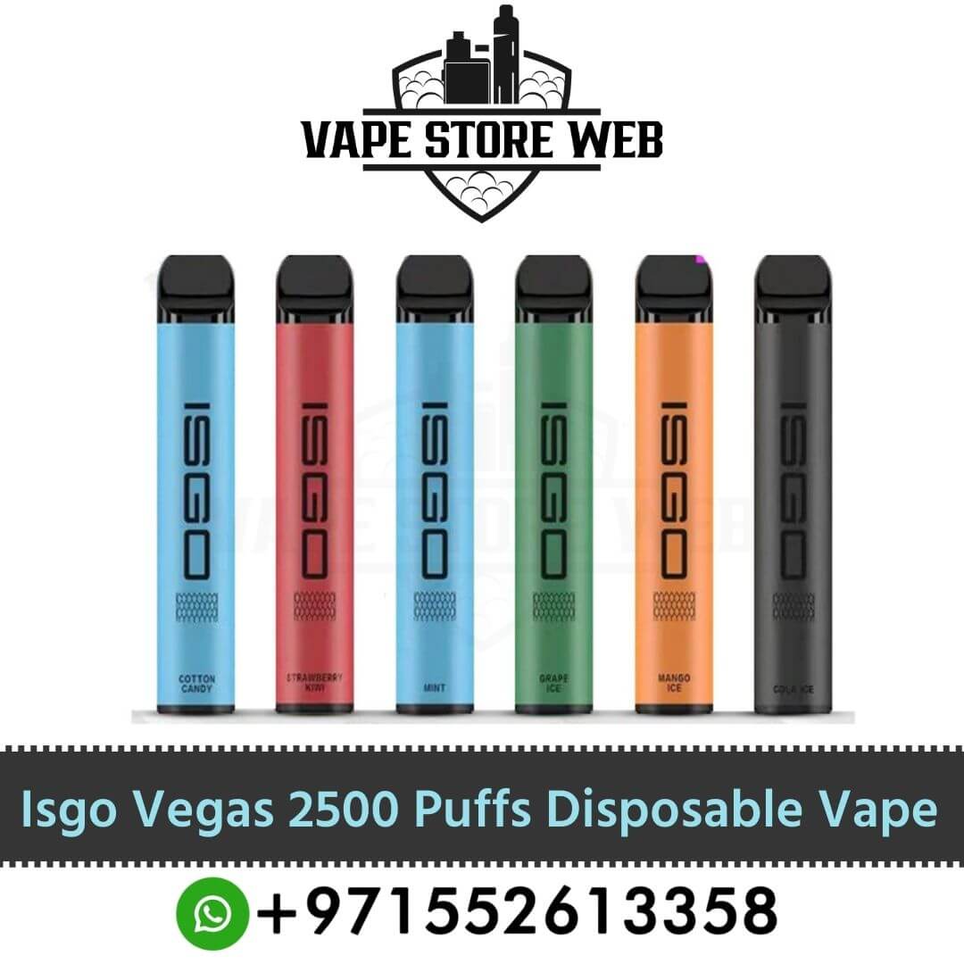 Isgo Vegas 2500 Puffs Disposable Vape Shop