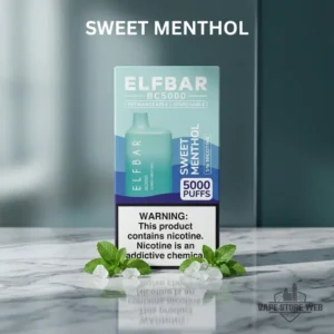 buy elf bar 5000 puffs 20mg disposable vape in dubai sweet menthol