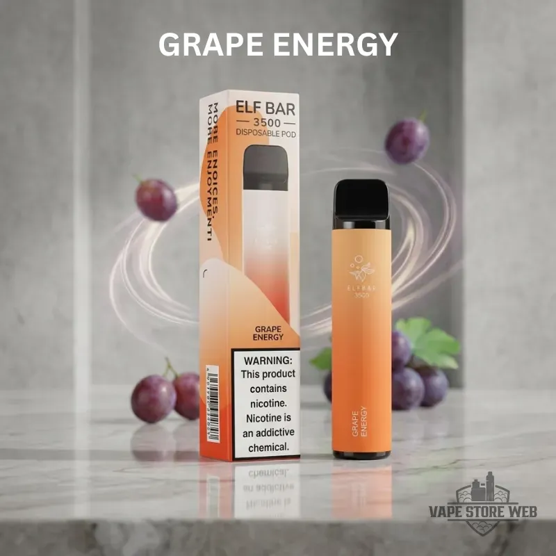 ELF BAR 3500 Puffs 50Mg Disposable Vape in Dubai 7 elf bar 3500 puffs 50mg disposable vape in dubai grape energy