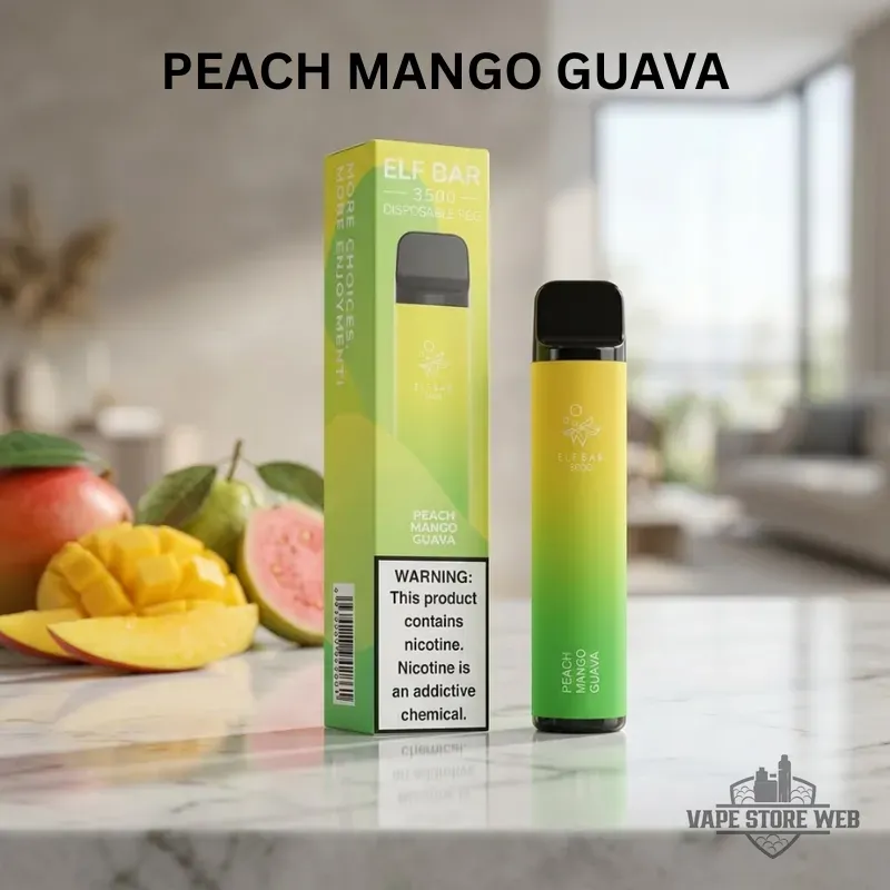 ELF BAR 3500 Puffs 50Mg Disposable Vape in Dubai 8 elf bar 3500 puffs 50mg disposable vape in dubai peach mango guava