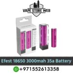 Efest 3000mah 35a Vape Battery