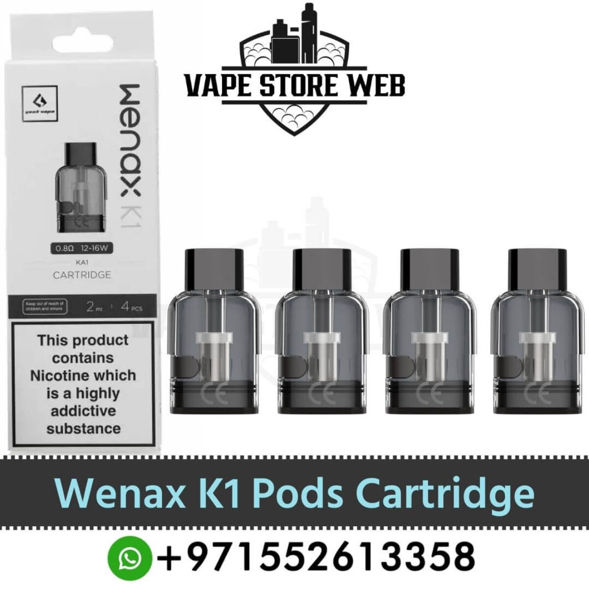 Popular GeekVape Wenax K1 Empty Pods Price in Dubai