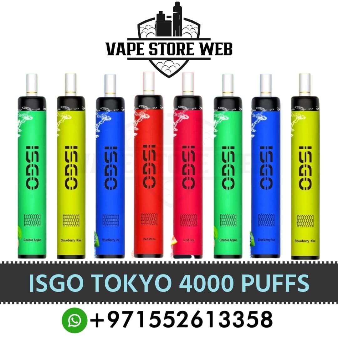 Best Isgo Tokyo 4000 Puffs Disposable Vape In UAE