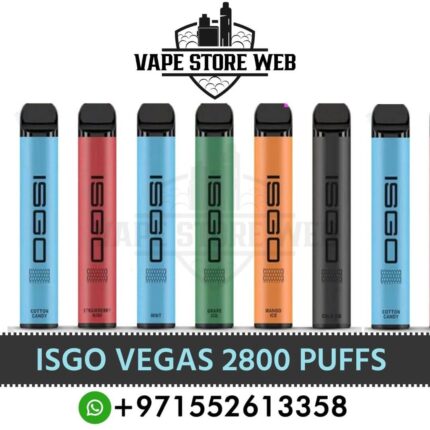 Best Isgo Vegas 2800 Puffs Disposable Vape In UAE