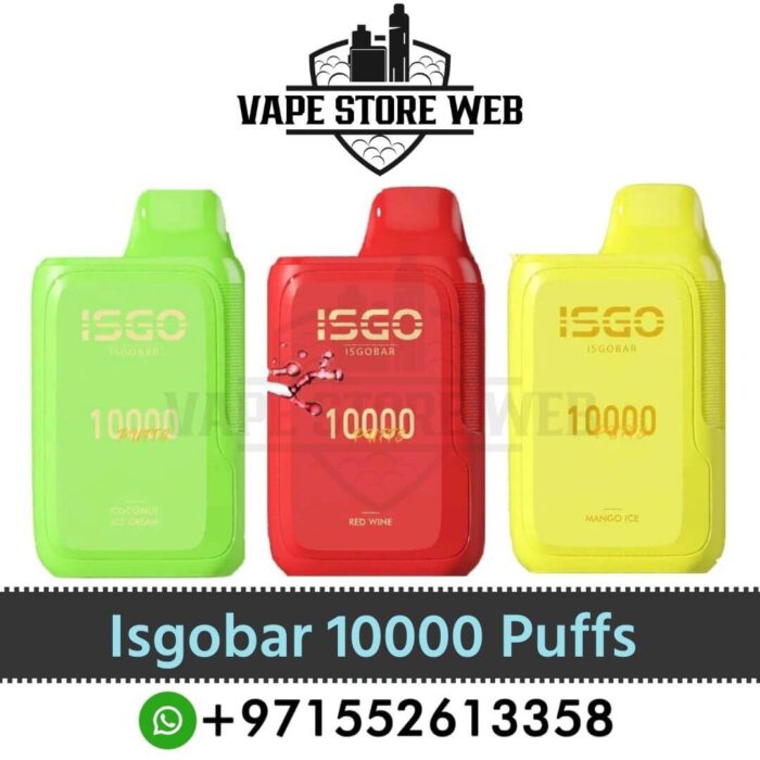 Isgobar 10000 Puffs Disposable In UAE Best Isgobar 10000 Puffs Disposable Vape 5% In UAE