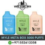 Best Myle Meta Box 5000 Puffs 50mg Disposable Vape In Dubai