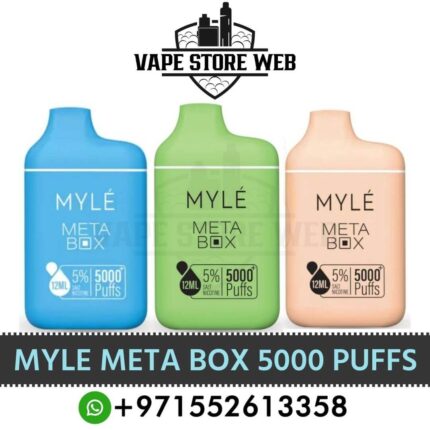 Best Myle Meta Box 5000 Puffs 50mg Disposable Vape In Dubai