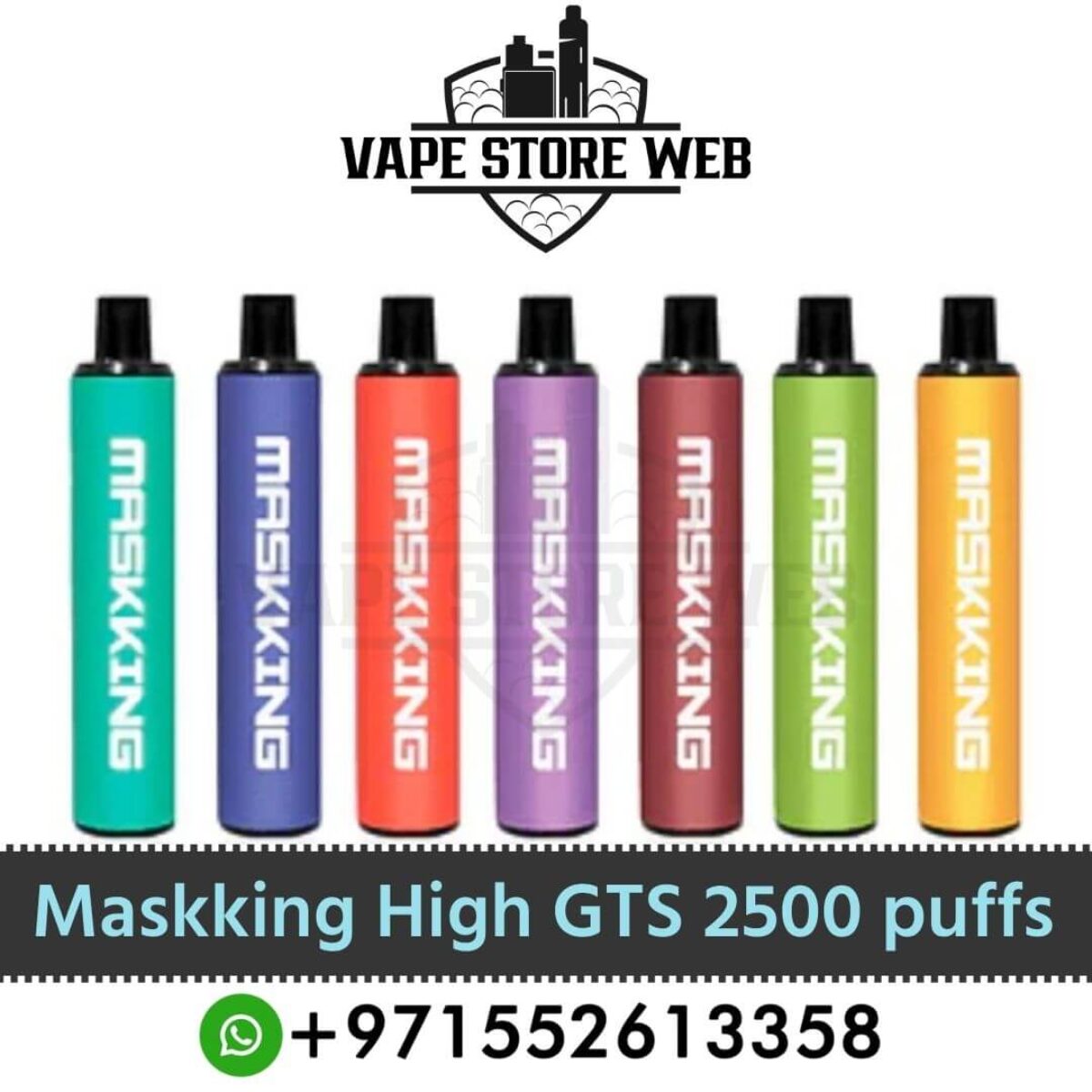 Best Maskking High GTS 2500 puffs Disposable Vape In UAE