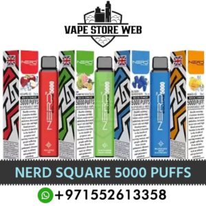 Nerd Square 5000 Puffs Disposable Vape In Dubai