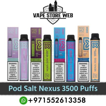 Best Pod Salt Nexus 3500 Puffs Disposable Vape In UAE