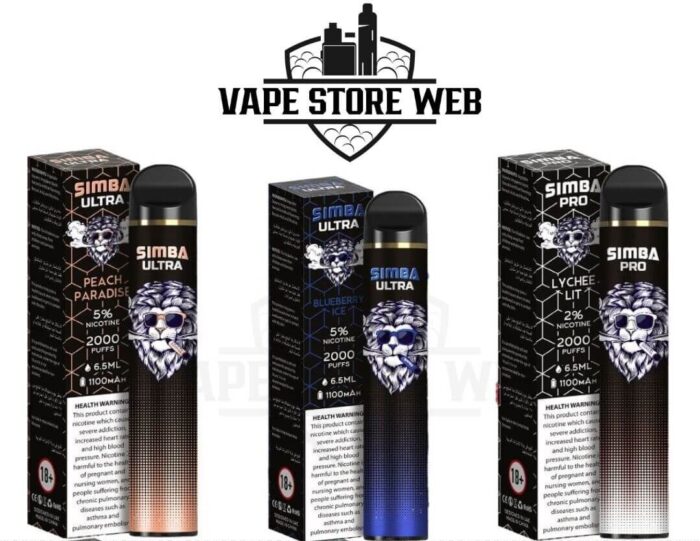Best Simba Pro 2000 Puffs Disposable Vape In UAE