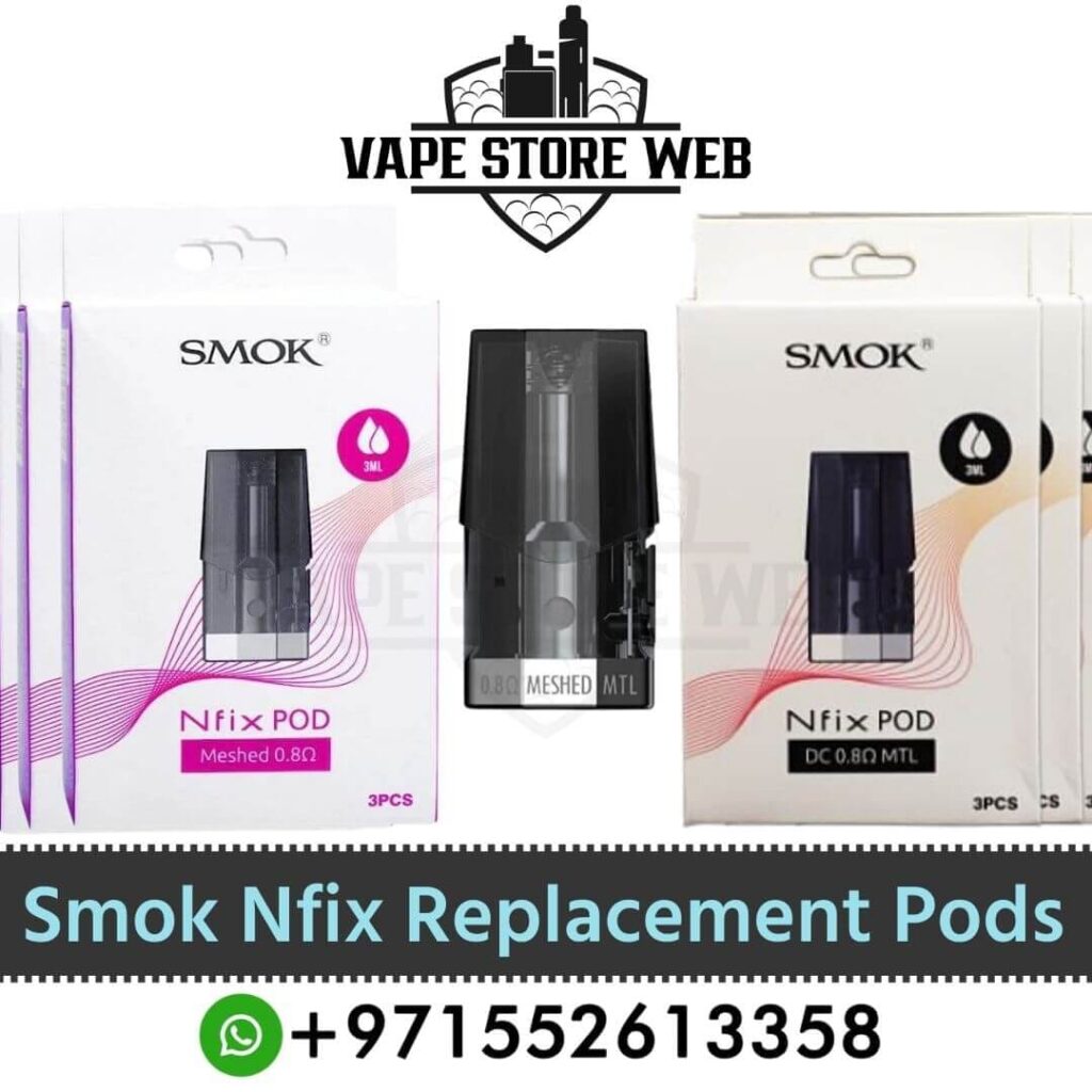 Smok nfix pods refillable empty pod cartridge mtl