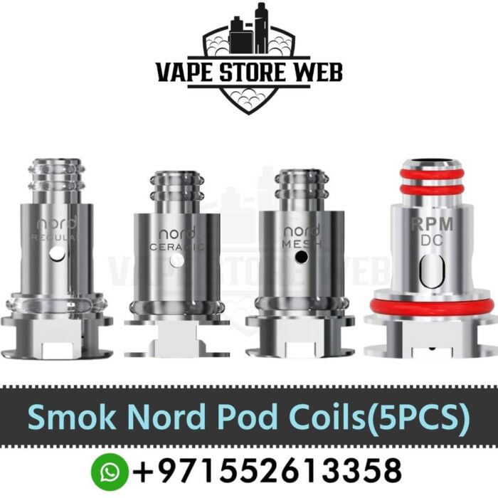 Smok Nord Pod Coils Replacement Mesh Coils, Ceramic Coils, Regular Coils, DC MTL COILS