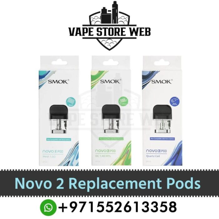 Smok Novo 2 Replacement Pods In UAE Best Smok Novo 2 Replacement Pods In UAE