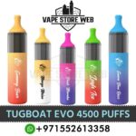 Tugboat EVO 4500 review — the compact draw-activated disposable vape in Dubai
