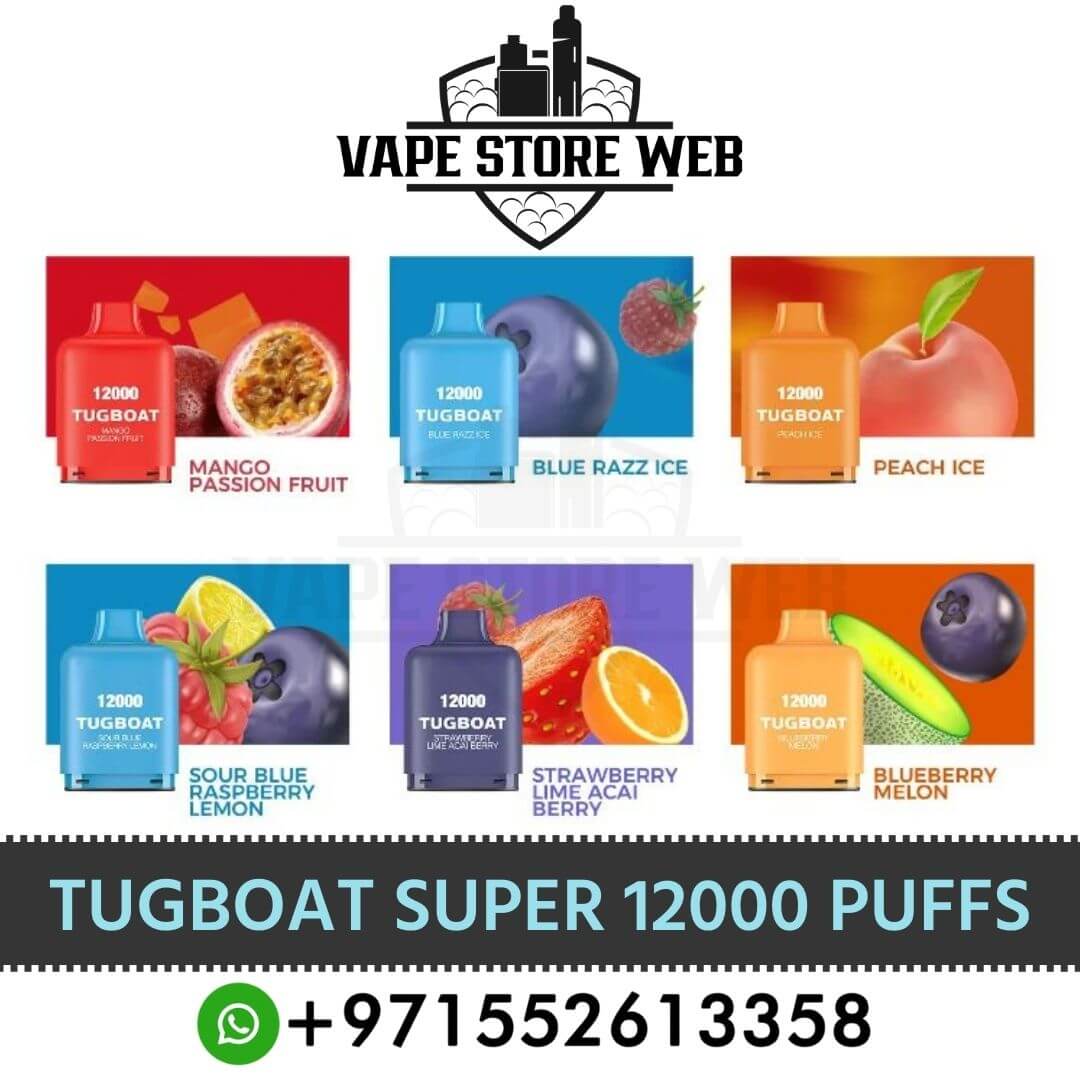 Best Tugboat Super 12000 Puffs Disposable Vape Prices In UAE