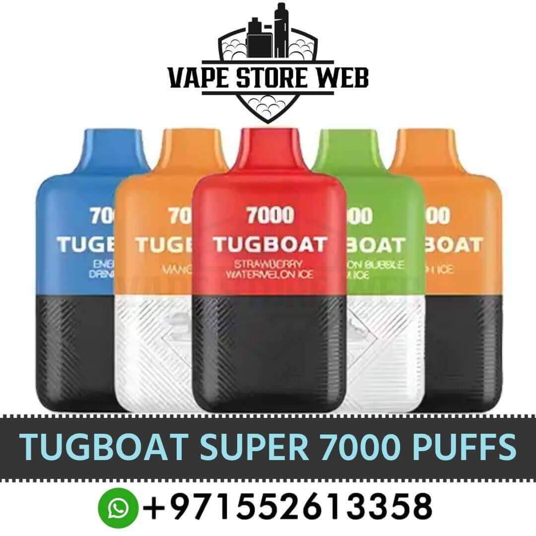 Best Tugboat Super 7000 Puffs Disposable Vape In UAE