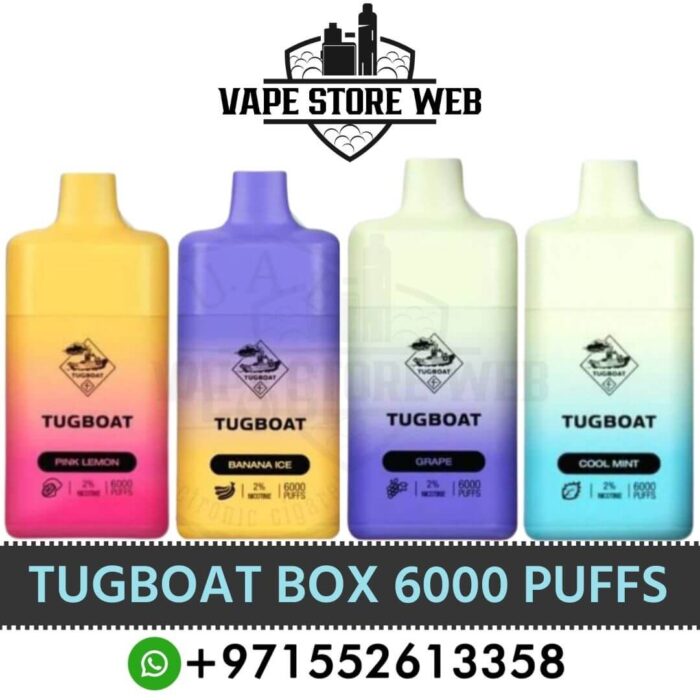 Best Tugboat Box 6000 Puffs Disposable Vape In UAE