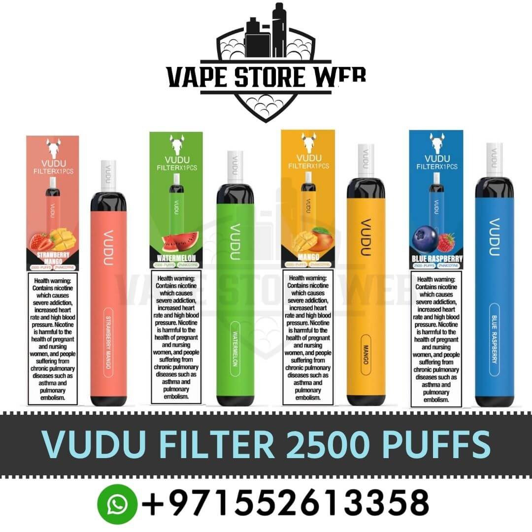 Vudu Filter 2500 Puffs Disposable Vape In UAE