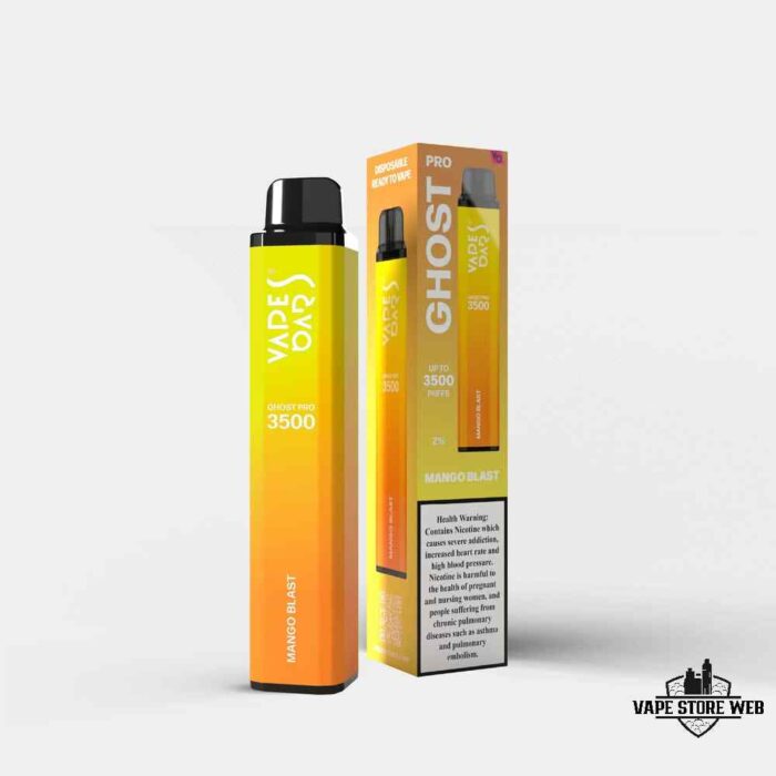 Vape Bar Ghost Pro 3500 Puffs 20Mg Disposable Vape Price in Dubai Mango Blast