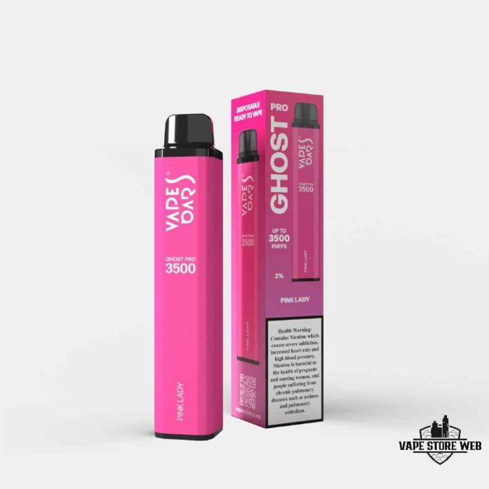 Vape Bar Ghost Pro 3500 Puffs 20Mg Disposable Vape Price in Dubai Pink Lady