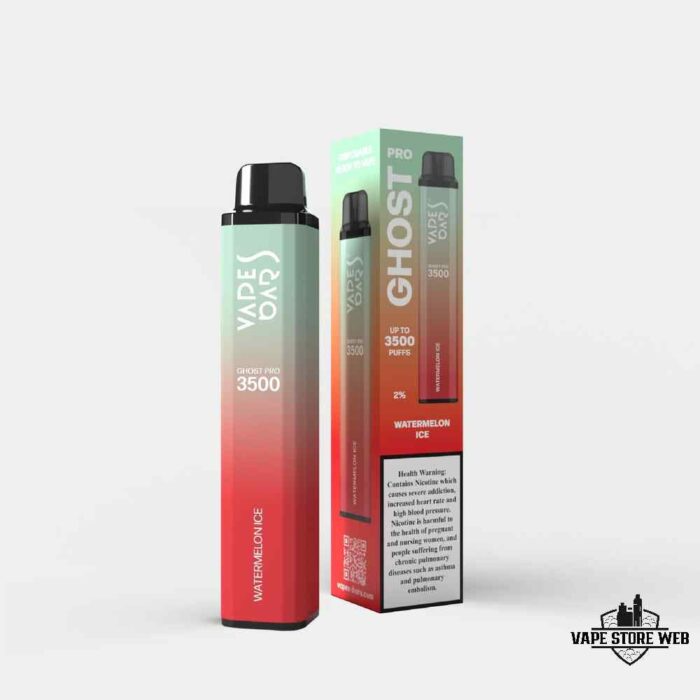 Vape Bar Ghost Pro 3500 Puffs 20Mg Disposable Vape Price in Dubai Watermelon Ice