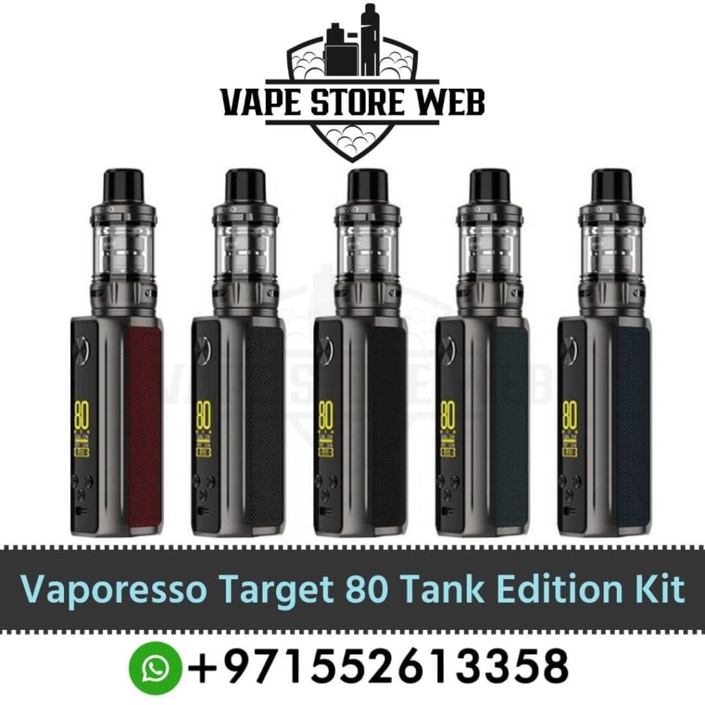Vaporesso Target 80 review: the Vaporesso Target 80 Tank Edition Vape Kit sold in Dubai