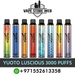 Yuoto Luscious 3000 Puffs Disposable Vape In UAE