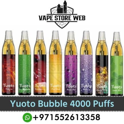 Yuoto Bubble 4000 Puffs Disposable Vape In UAE