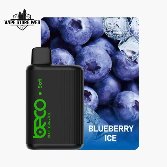beco soft 6000 puffs disposable vape in dubai blueberry ice