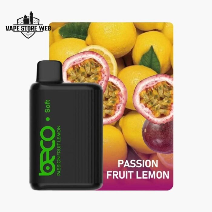 beco soft 6000 puffs disposable vape in dubai passionfruit lemon