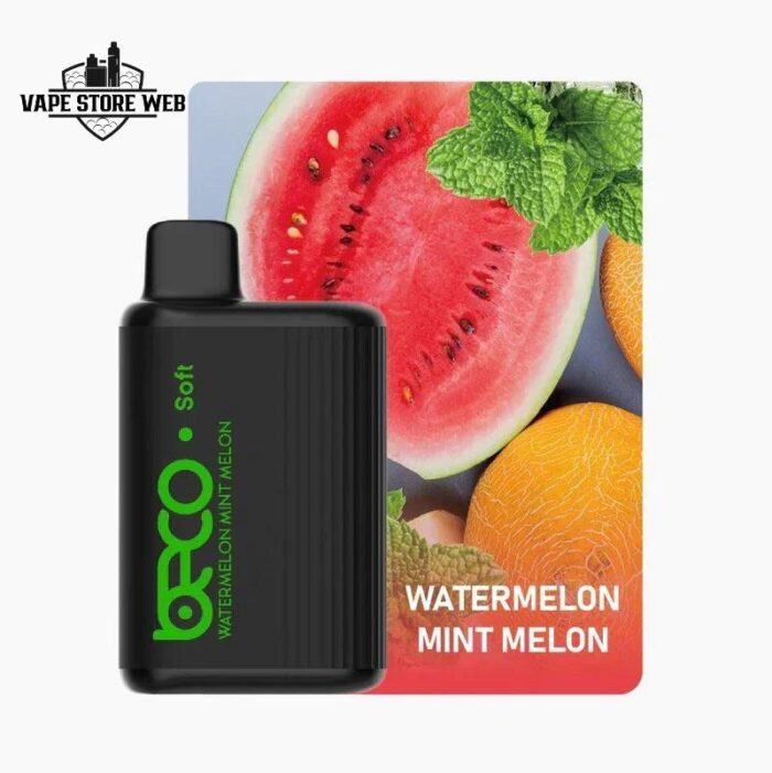 beco soft 6000 puffs disposable vape in dubai watermelon mint melon