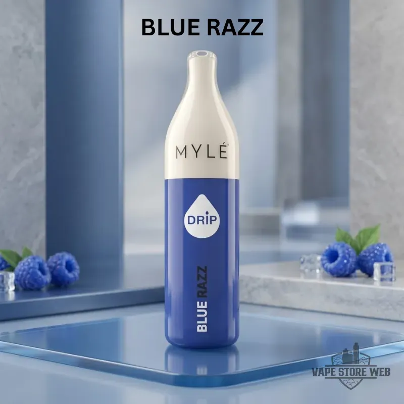 MYLE Drip 2500 Puffs 50Mg Disposable Vape in Dubai 6 myle drip 2500 puffs 50mg disposable vape in dubai blue razz