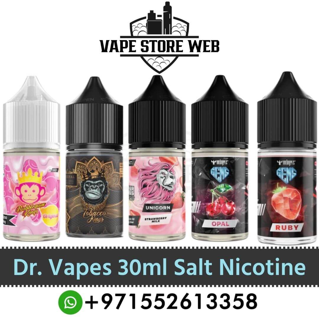 Dr. Vapes 30ml Salt Nicotine 30mg 50mg All Flavors in Dubai, UAE Doctor Vapes 30ml Salt UAE