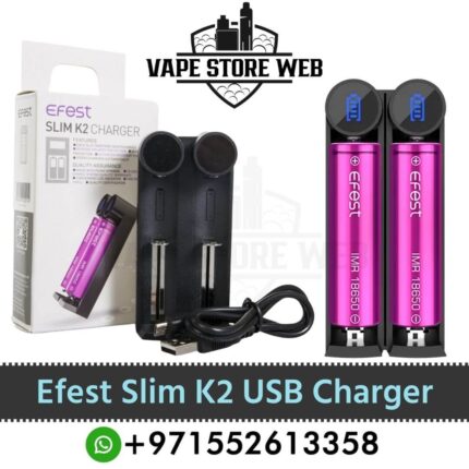 Best Efest Slim K2 Charger For USB Battery in Dubai