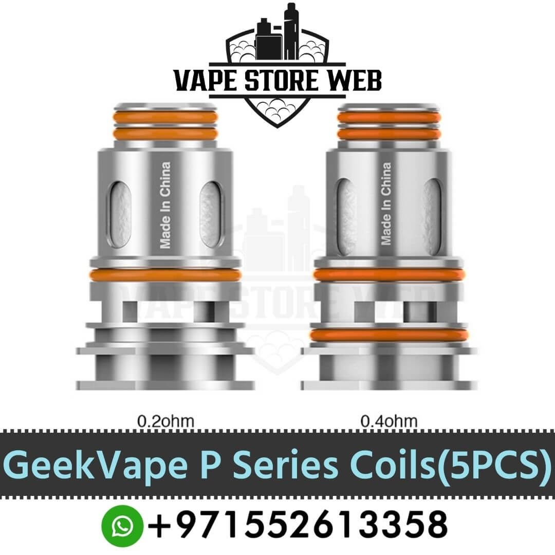 GeekVape P Series Coils 0.2ohm, o.4ohm (5PCS) in Dubai, UAE