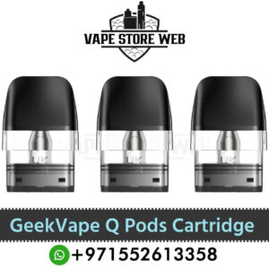 GeekVape Q Pods Cartridge Refillable Replacement Empty Pods For Wenax Q, Sonder Q O.8ohm (3PCS) In Dubai, UAE