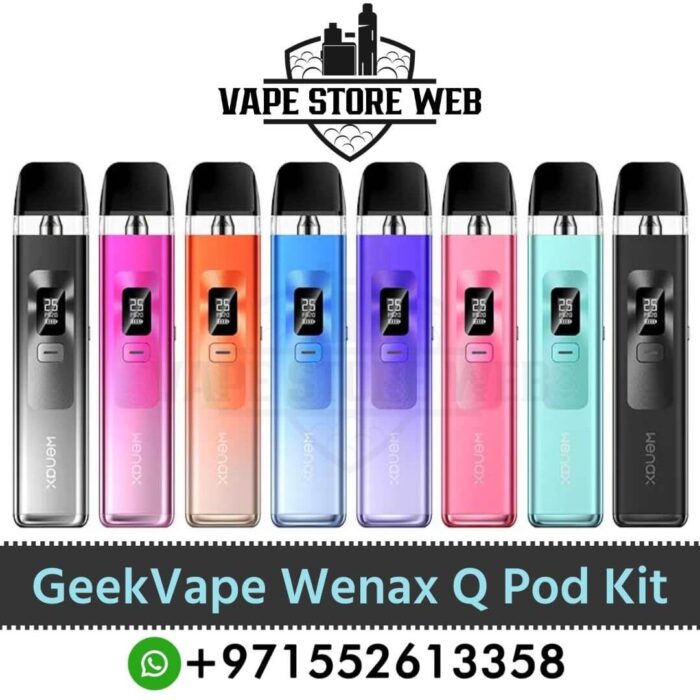 GeekVape Wenax Q Pod System 1000mAh Pod Device Kit in Dubai, UAE Wenax Q UAE Wenax Q Dubai GeekVape Wenax Q Pod System 1000mAh Pod Device Kit in Dubai, UAE Wenax Q UAE Wenax Q Dubai