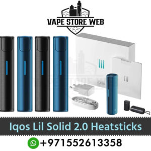 Iqos Lil Solid 2.0 E Cigarettes Black Blue In UAE