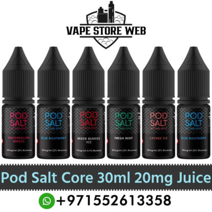 Pod Salt Core 30ml 20mg E Juice Nicotine Salt E Liquid in All Flavors Core 30mg 20ml Pod Salt 30ml 20mg