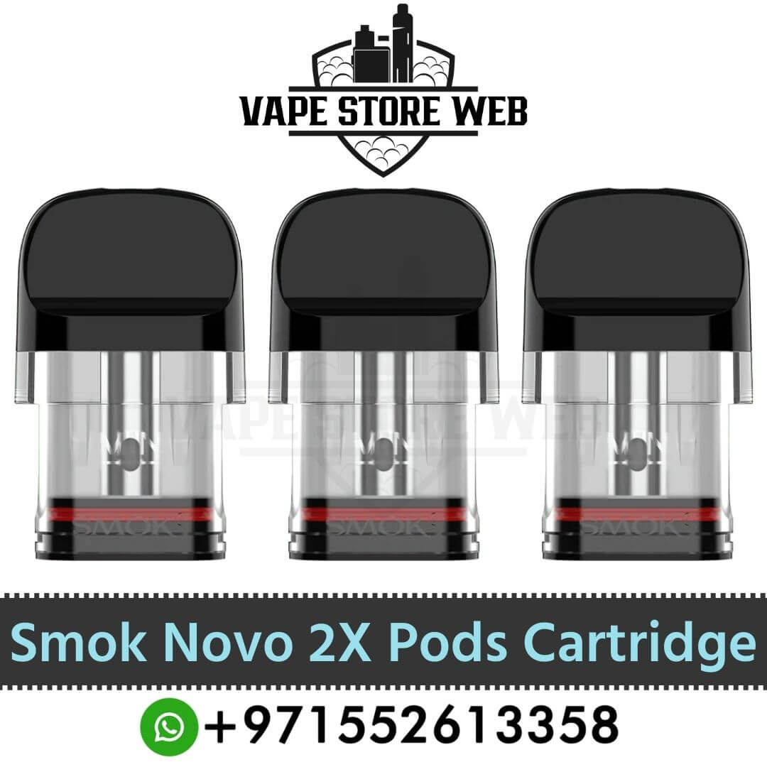 Smok Novo 2X Pods Replacement Refillable Empty Pod Cartridge (3PCS) MTL 0.8Ω in UAE