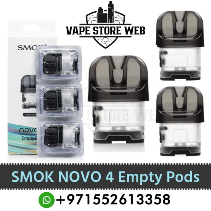 SMOK NOVO 4 Replacement Empty Pods In Dubai Best SMOK NOVO 4 Empty Pods Replacement In Dubai