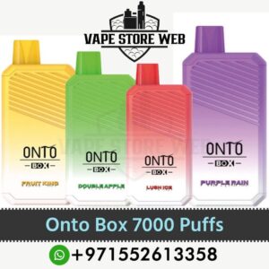Onto Box 7000 Puffs 5% Disposable Vape In Dubai